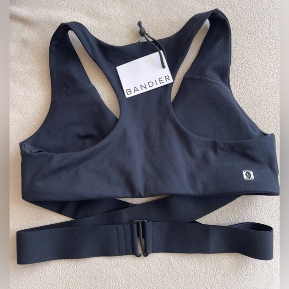 Bandier Corso Stretch Crossover Bra Top and Leggings (together or separate) - Picture 7 of 10
